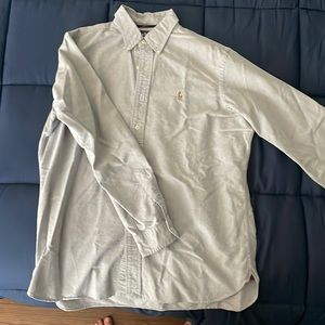 Ralph Lauren Gray Button Down